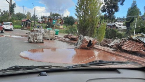 Estanques con pintura altamente tóxica se derraman en Castro