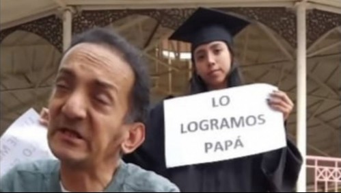 'Siempre ha pensado que me avergüenza': joven sorprende a su padre lustrabotas tras graduarse