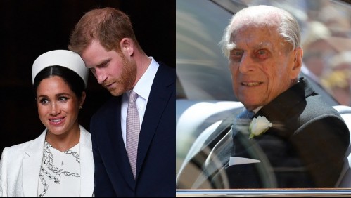 'Gracias por tus servicios': El breve mensaje de despedida de Harry y Meghan al príncipe Felipe
