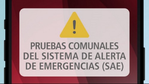 Usuarios reportan recepción de mensaje de prueba del Sistema de Alerta de Emergencia en el sur