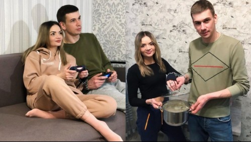 Quieren demostrar su amor a toda prueba: Pareja ucraniana se encadenó por tres meses