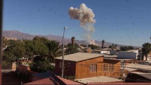 Fuerte explosión en Calama: Se produjo en planta de explosivos Enaex