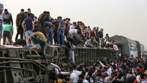 Accidente ferroviario deja 11 muertos y casi un centenar de heridos en Egipto