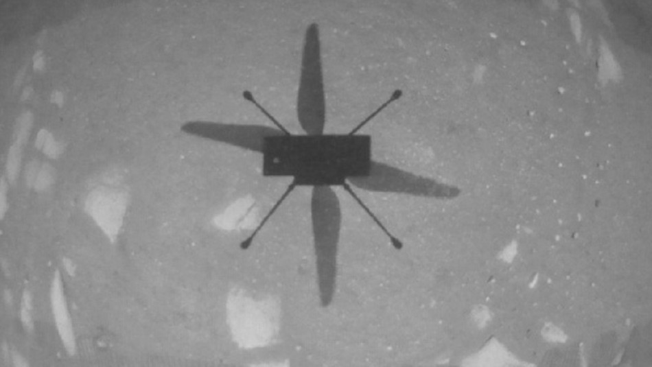 ingenuity,el-pequeno-helicoptero-de-la-nasa. Helicóptero de la NASA realizó histórico primer vuelo en el planeta Marte