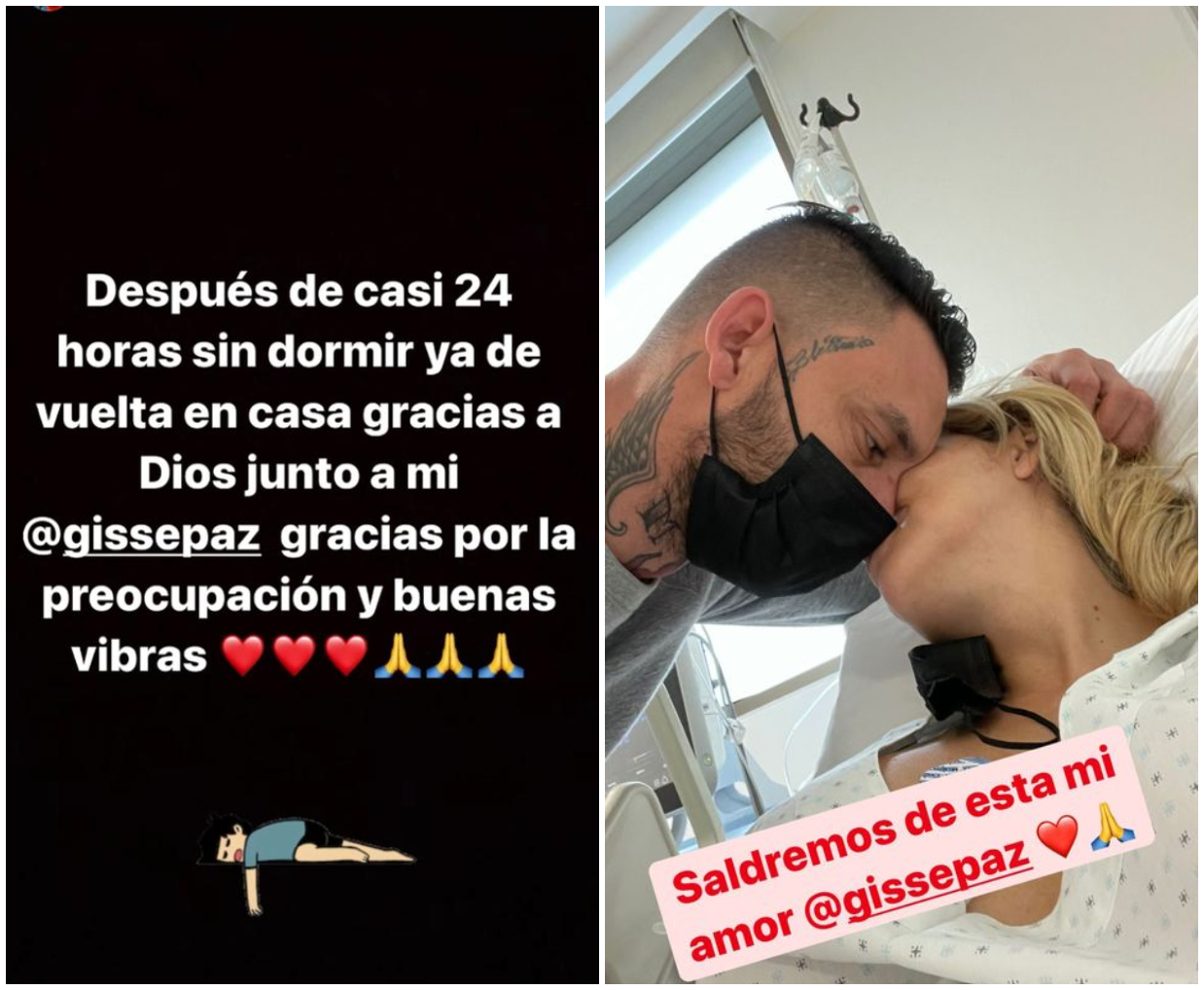 Historias de Instagram de Mauricio Pinilla