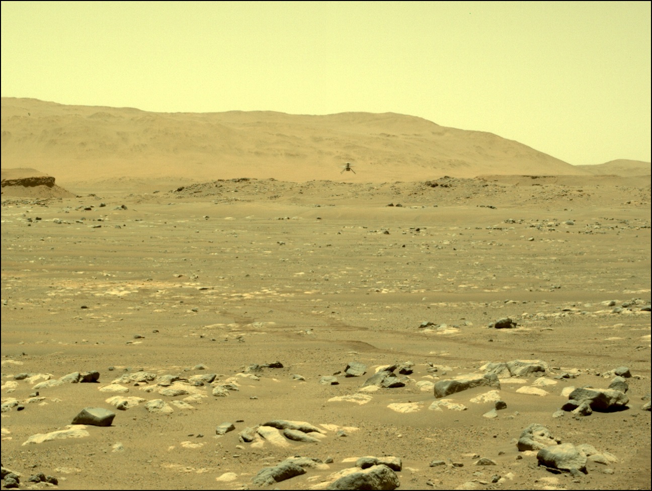 Marte fotografiado por el rover Perseverance