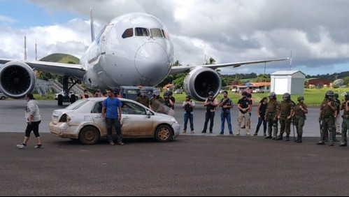 Isla de Pascua: Rechazan arribo de avión y bloquean aeropuerto por miedo a contagios