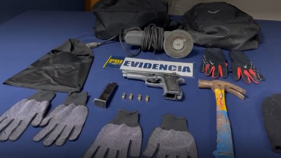 quilicura Seis personas detenidas por robo en Quilicura.