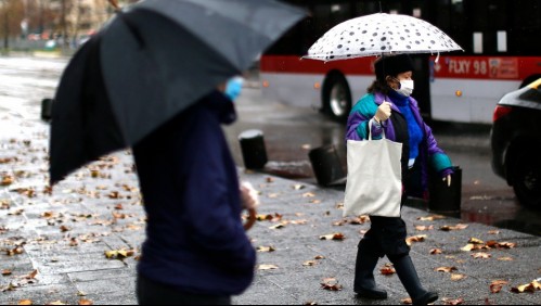 Anticipan 'alta posibilidad de lluvias' en Santiago para este fin de semana