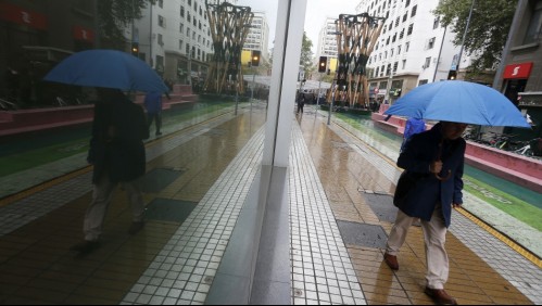 Mantienen 'alta posibilidad de lluvias' en Santiago: revisa qué días caería agua