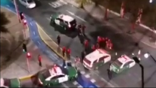 Escolta de subsecretaria Katherine Martorell logra frustrar encerrona en Santiago Centro