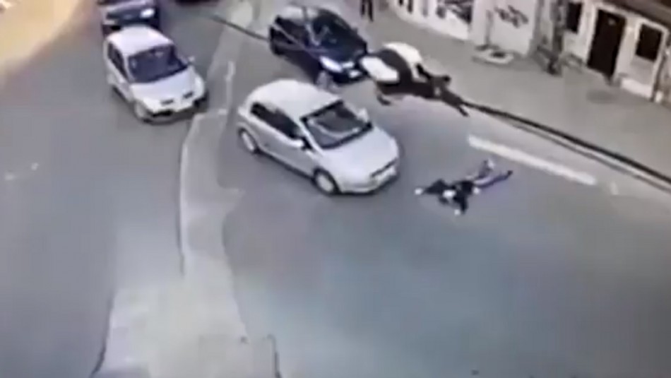 engano Mujer simula accidente en Rumania.