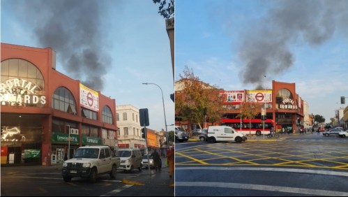 Incendio afecta a local comercial en barrio Meiggs: Existe peligro de propagación