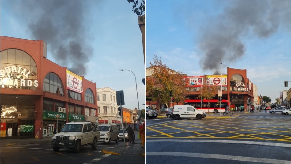 Incendio afecta a local comercial en barrio Meiggs: Existe peligro de propagación Incendio afecta a local comercial en barrio Meiggs: Existe peligro de propagación