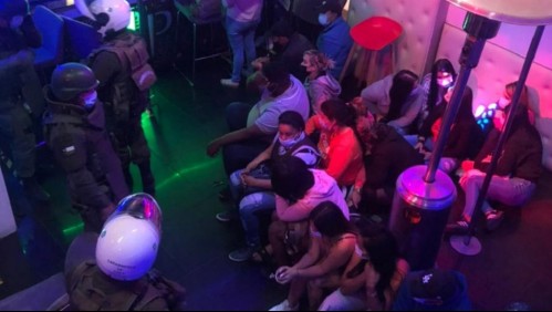 28 detenidos por fiesta clandestina en un night club de Coquimbo