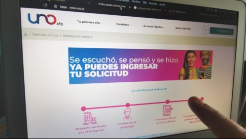 Tercer 10%: AFP UNO se adelanta y habilita sitio web para iniciar solicitudes de retiro