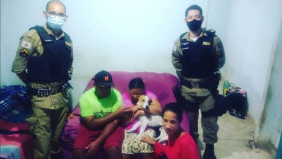 fofinho Fofinho, el perro héroe que salvó a su ama.