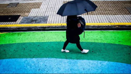 Así será la lluvia pronosticada para Santiago este fin de semana