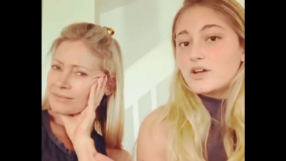 marcela-vacarezza-y-su-hija-florencia-araneda. La reacción de Marcela Vacarezza ante video de su hija Florencia en TikTok: