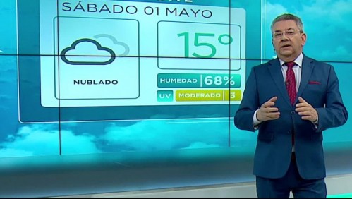 Jaime Leyton y pronóstico del tiempo para el fin de semana en la RM: 'Nublado, pero sin lluvias'