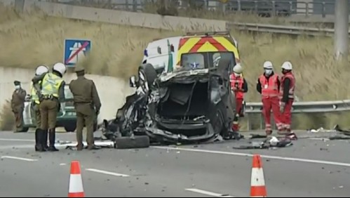Accidente vehicular por exceso de velocidad dejó dos heridos en la autopista Costanera Norte