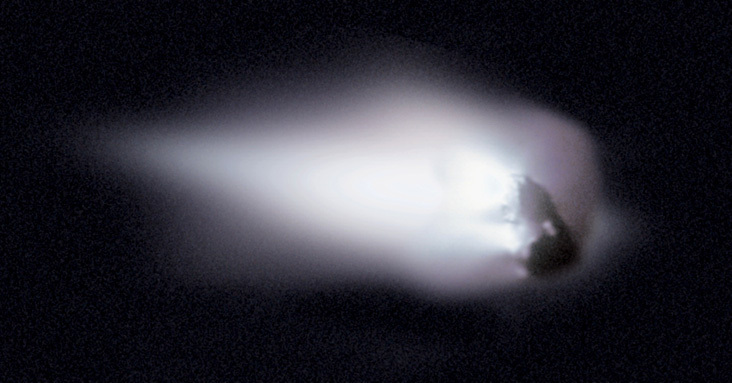 Cometa Halley fotografiado en 1986