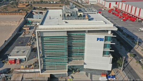 Nuevo edificio central del Laboratorio de Criminalística de la PDI está con 96% de avance