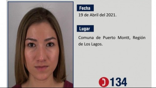Encuentran viva a joven desaparecida hace 15 días en Puerto Montt