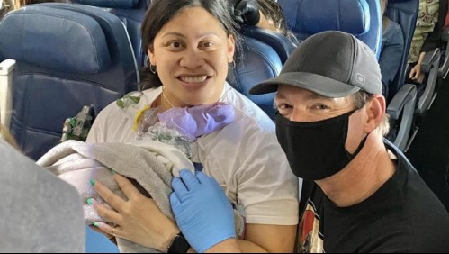 Bebé prematuro nace en pleno vuelo con rumbo a Hawai