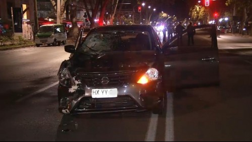 Fallece hombre tras ser atropellado cruzando un paso habilitado de Providencia