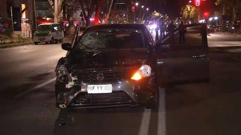 Fallece hombre tras ser atropellado cruzando un paso habilitado de Providencia Fallece hombre tras ser atropellado cruzando un paso habilitado de Providencia