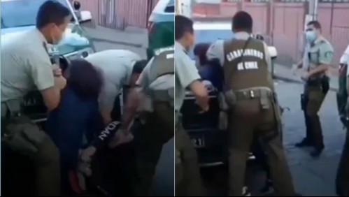 Denuncian violenta detención por no usar mascarilla: Joven tiene 20 detenciones por robo