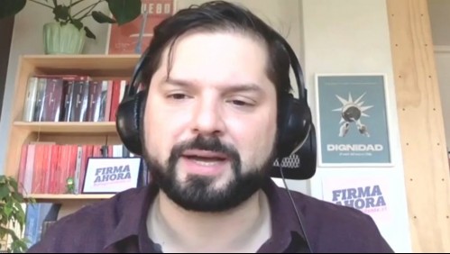 Boric sobre recolección de firmas: 'Nuestro objetivo es llegar a las primarias'