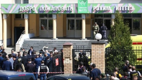 Registros del tiroteo en escuela de Rusia: Uno de los autores fue abatido por la policía