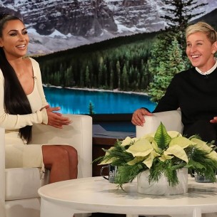 Kim Kardashian recuerda sus looks en el show de Ellen DeGeneres y revela que la va a Kim Kardashian recuerda sus looks en el show de Ellen DeGeneres y revela que la va a