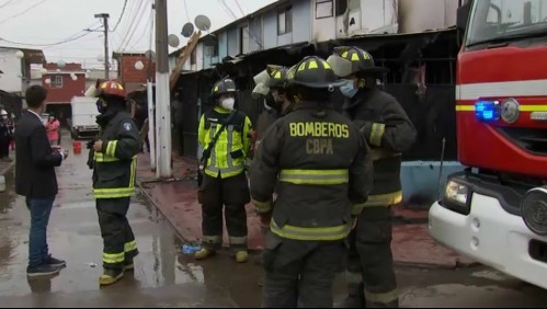 Vocal abandonó su mesa porque le avisaron que su casa se estaba incendiando