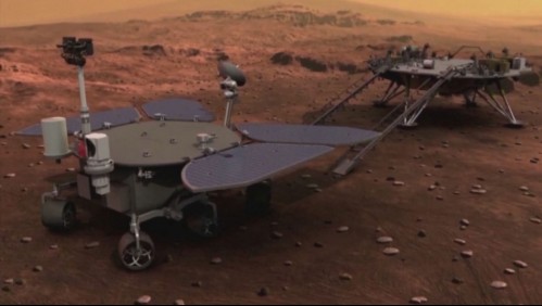 Zhurong: El explorador chino en Marte comienza a recorrer el Planeta Rojo
