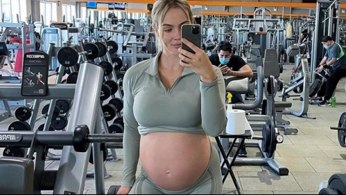 'No me pueden parar': Embarazada desata polémica por levantar pesas de 142 kilogramos