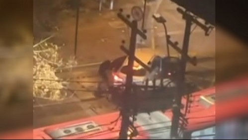Violenta encerrona en La Reina: Conductor fue amenazado con escopeta en pleno toque de queda