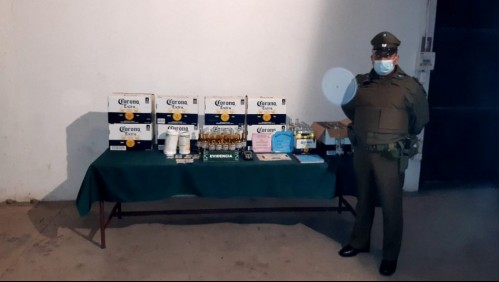 14 detenidos por fiesta clandestina en San Felipe: Había comercio sexual y venta de alcohol