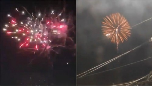 Se registran estruendos y lanzamiento de fuegos artificiales en distintas comunas del país
