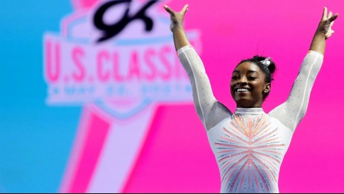 El histórico y nunca antes visto salto que marcó el regreso de Simone Biles