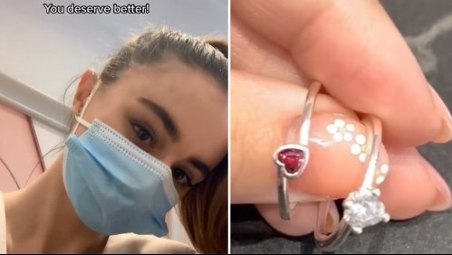 Tiktoker delata a hombre infiel que compró anillos para novia y amante: 'Te mereces algo mejor'