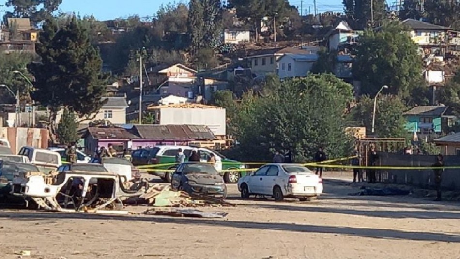 quilpue. Confirman ataque homicida en cuerpo encontrado sin vida en sitio eriazo en Quilpué.
