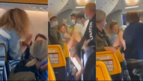 'Échenla del avión': Pasajera golpeó y escupió a pasajeros al ser obligada a usar mascarilla