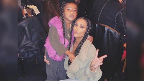 Kim Kardashian muestra el lado rockero de su hija North al mejor estilo de Willow Smith
