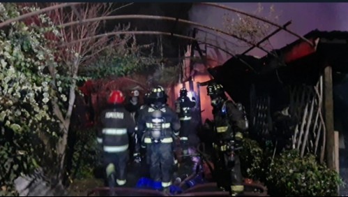 Madre e hija fallecieron en un incendio que afectó a vivienda en Graneros