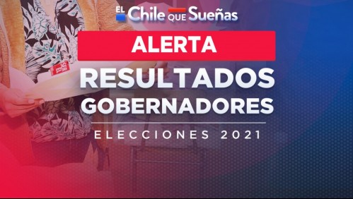 Sigue en vivo los resultados de la segunda vuelta de gobernadores en Chile