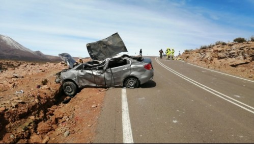 Tragedia en Antofagasta: Tres muertos deja brutal accidente entre Geyser del Tatio y Calama