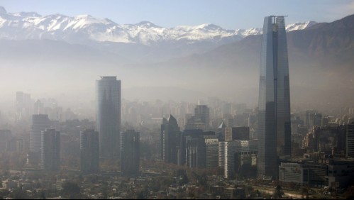 Decretan alerta ambiental para este viernes en la Región Metropolitana